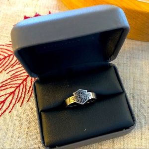 Harley ring with box 🧡🖤🧡